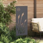vidaXL Panou Decorativ de Grădină Antracit 32 x 140 cm vidaXL Panou Decorativ de Grădină Antracit 32 x 140 cm