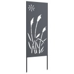vidaXL Panou Decorativ de Grădină Antracit 32 x 140 cm vidaXL Panou Decorativ de Grădină Antracit 32 x 140 cm