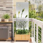 vidaXL Panou Decorativ de Grădină Argintiu 50 x 140 cm Oțel inoxidabil vidaXL Panou Decorativ de Grădină Argintiu 50 x 140 cm Oțel inoxidabil