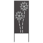 vidaXL Panou Decorativ de Grădină Negru 50 x 140 cm vidaXL Panou Decorativ de Grădină Negru 50 x 140 cm