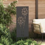 vidaXL Panou Decorativ de Grădină Negru 50 x 140 cm vidaXL Panou Decorativ de Grădină Negru 50 x 140 cm