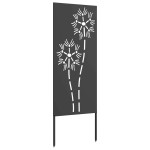vidaXL Panou Decorativ de Grădină Negru 50 x 140 cm vidaXL Panou Decorativ de Grădină Negru 50 x 140 cm