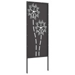 vidaXL Panou Decorativ de Grădină Negru 50 x 140 cm vidaXL Panou Decorativ de Grădină Negru 50 x 140 cm