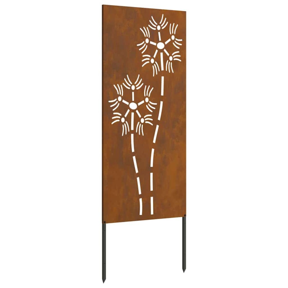vidaXL Panou Decorativ de Grădină Ruginit 50 x 140 cm