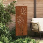 vidaXL Panou Decorativ de Grădină Altele Ruginit 50 x 140 cm vidaXL Panou Decorativ de Grădină Altele Ruginit 50 x 140 cm