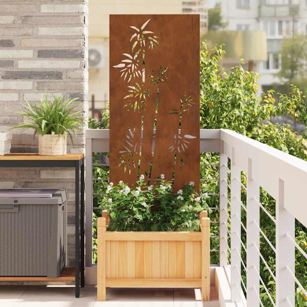 vidaXL Panou Decorativ de Grădină Ruginit 50 x 140 cm