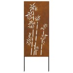 vidaXL Panou Decorativ de Grădină Ruginit 50 x 140 cm vidaXL Panou Decorativ de Grădină Ruginit 50 x 140 cm