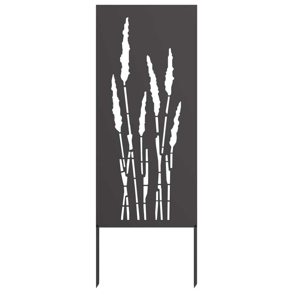 vidaXL Panou Decorativ de Grădină Negru 50 x 140 cm