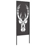 vidaXL Ecran de intimitate pentru grădină Negru 50 x 140 cm
