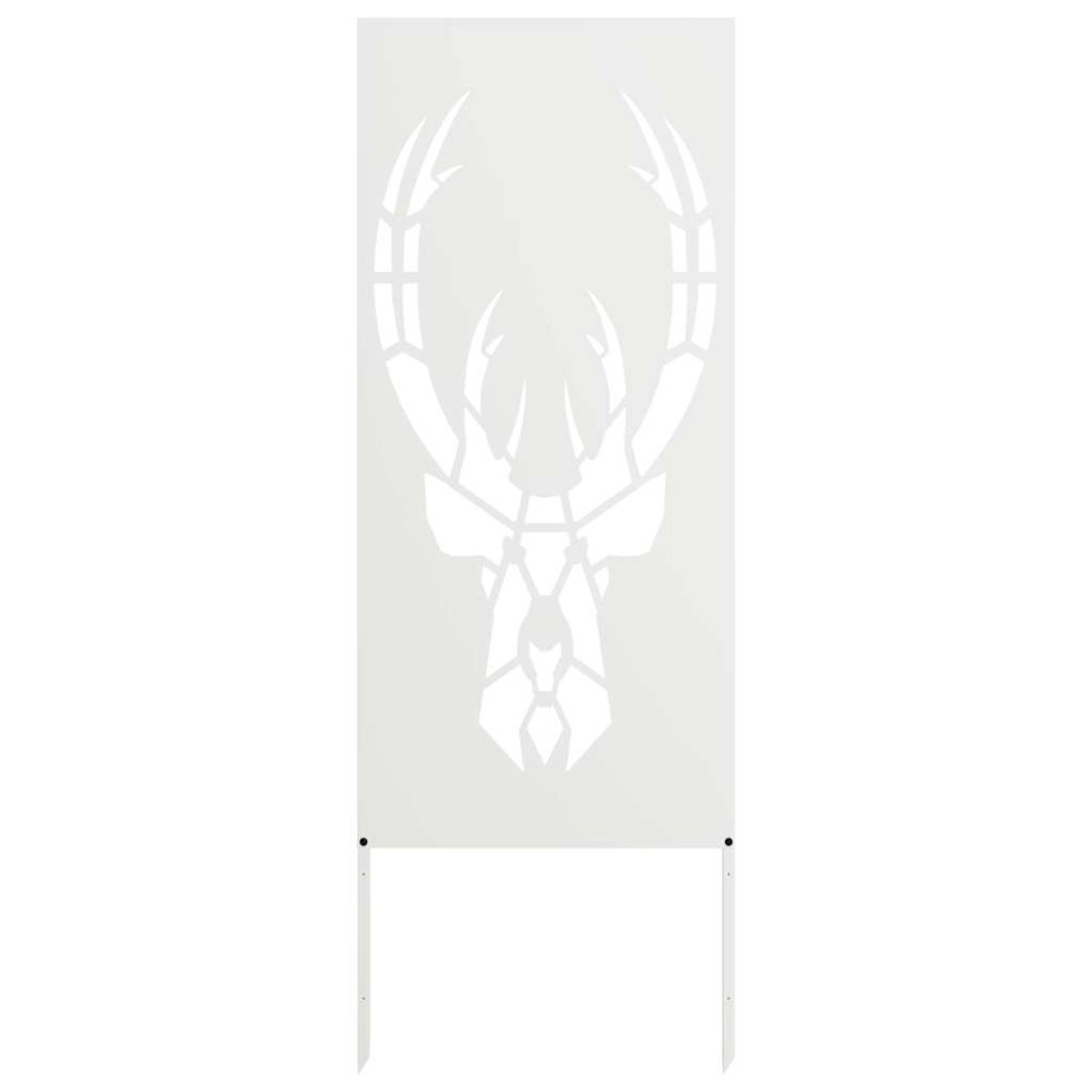vidaXL Ecran de intimitate pentru grădină Animal Print Alb 50 x 140 cm