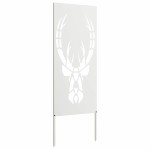 vidaXL Ecran de intimitate pentru grădină Animal Print Alb 50 x 140 cm