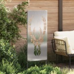vidaXL Panou Decorativ de Grădină Argintiu 50 x 140 cm Oțel inoxidabil vidaXL Panou Decorativ de Grădină Argintiu 50 x 140 cm Oțel inoxidabil