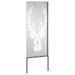 vidaXL Panou Decorativ de Grădină Argintiu 50 x 140 cm Oțel inoxidabil vidaXL Panou Decorativ de Grădină Argintiu 50 x 140 cm Oțel inoxidabil