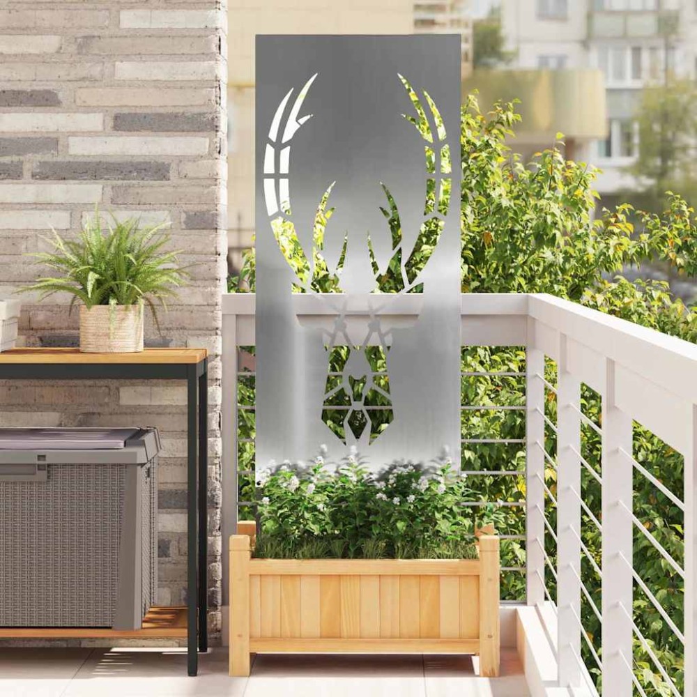 vidaXL Ecran de intimitate pentru grădină Argintiu 50 x 140 cm