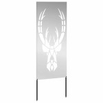 vidaXL Ecran de intimitate pentru grădină Argintiu 50 x 140 cm