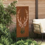 vidaXL Panou Decorativ de Grădină Ruginit 50 x 140 cm vidaXL Panou Decorativ de Grădină Ruginit 50 x 140 cm