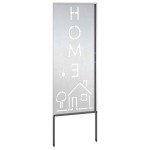 vidaXL Panou Decorativ de Grădină Argintiu 50 x 140 cm Oțel inoxidabil vidaXL Panou Decorativ de Grădină Argintiu 50 x 140 cm Oțel inoxidabil