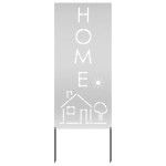 vidaXL Panou Decorativ de Grădină Argintiu 50 x 140 cm Oțel galvanizat vidaXL Panou Decorativ de Grădină Argintiu 50 x 140 cm Oțel galvanizat