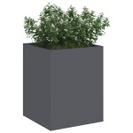vidaXL Vază pentru Grădină Antracit 50 x 32 x 40 cm