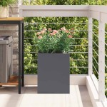 vidaXL Vază pentru Grădină Antracit 50 x 32 x 40 cm