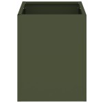 vidaXL Vază pentru Grădină Verde oliv 50 x 32 x 40 cm vidaXL Vază pentru Grădină Verde oliv 50 x 32 x 40 cm