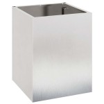 vidaXL Vază pentru Grădină Argintiu 50 x 32 x 40 cm Oțel inoxidabil vidaXL Vază pentru Grădină Argintiu 50 x 32 x 40 cm Oțel inoxidabil