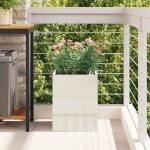 vidaXL Vază pentru Grădină Argintiu 50 x 32 x 40 cm Oțel galvanizat