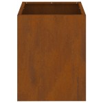 vidaXL Vază pentru Grădină Ruginit 50 x 32 x 40 cm Oțel corten