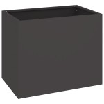 vidaXL Vază pentru Grădină Negru 50 x 32 x 40 cm Oțel laminat la rece vidaXL Vază pentru Grădină Negru 50 x 32 x 40 cm Oțel laminat la rece