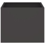 vidaXL Vază pentru Grădină Negru 50 x 32 x 40 cm Oțel laminat la rece vidaXL Vază pentru Grădină Negru 50 x 32 x 40 cm Oțel laminat la rece