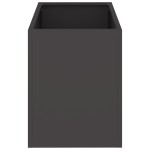 vidaXL Vază pentru Grădină Negru 50 x 32 x 40 cm Oțel laminat la rece vidaXL Vază pentru Grădină Negru 50 x 32 x 40 cm Oțel laminat la rece