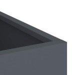 vidaXL Vază pentru Grădină Antracit 50 x 32 x 40 cm
