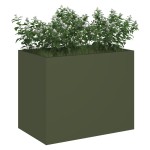 vidaXL Vază pentru Grădină Olivengrønn 50 x 32 x 40 cm