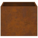vidaXL Vază pentru Grădină Maro 50 x 32 x 40 cm Oțel Vechi vidaXL Vază pentru Grădină Maro 50 x 32 x 40 cm Oțel Vechi