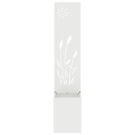 vidaXL Ghiveci de Grădină cu Panou Decorativ Alb 32 x 140 cm vidaXL Ghiveci de Grădină cu Panou Decorativ Alb 32 x 140 cm