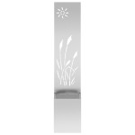 vidaXL Ghiveci de Grădină cu Panou Decorativ Argintiu 32 x 140 cm vidaXL Ghiveci de Grădină cu Panou Decorativ Argintiu 32 x 140 cm