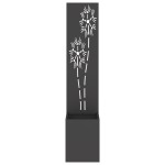 vidaXL Ghiveci de Grădină cu Panou Decorativ Negru 32 x 140 cm vidaXL Ghiveci de Grădină cu Panou Decorativ Negru 32 x 140 cm