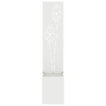 vidaXL Ghiveci de Grădină cu Panou Decorativ Alb 32 x 140 cm vidaXL Ghiveci de Grădină cu Panou Decorativ Alb 32 x 140 cm