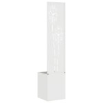 vidaXL Ghiveci de Grădină cu Panou Decorativ Alb 32 x 140 cm vidaXL Ghiveci de Grădină cu Panou Decorativ Alb 32 x 140 cm