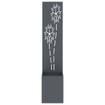 vidaXL Ghiveci de Grădină cu Panou Decorativ Antracit 32 x 140 cm