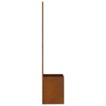 vidaXL Ghiveci de Grădină cu Panou Decorativ Ruginit 32 x 140 cm vidaXL Ghiveci de Grădină cu Panou Decorativ Ruginit 32 x 140 cm