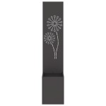 vidaXL Ghiveci de Grădină cu Panou Decorativ Negru 32 x 140 cm vidaXL Ghiveci de Grădină cu Panou Decorativ Negru 32 x 140 cm