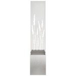 vidaXL Ghiveci de Grădină cu Panou Decorativ Argintiu 32 x 140 cm vidaXL Ghiveci de Grădină cu Panou Decorativ Argintiu 32 x 140 cm
