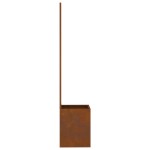 vidaXL Ghiveci de Grădină cu Panou Decorativ Ruginit 32 x 140 cm vidaXL Ghiveci de Grădină cu Panou Decorativ Ruginit 32 x 140 cm