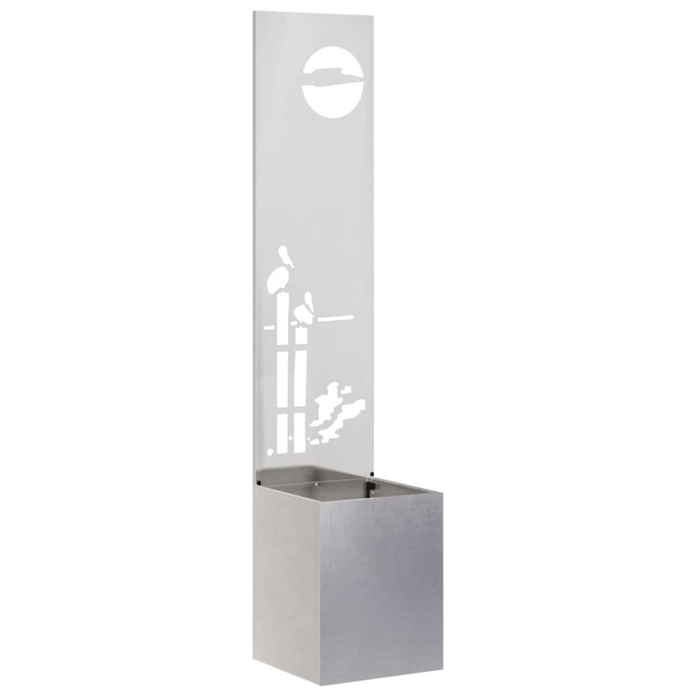 vidaXL Ecran de intimitate pentru grădină Argintiu 32 x 140 cm