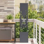 vidaXL Ecran de intimitate pentru grădină Antracit 32 x 140 cm