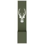 vidaXL Ecran de intimitate pentru grădină Olivengrønn 32 x 140 cm