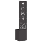 vidaXL Ecran de intimitate pentru grădină Traforaj Negru 32 x 140 cm