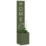 vidaXL Ecran de intimitate pentru grădină Olivengrønn 32 x 140 cm