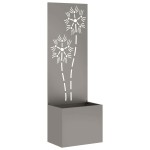 vidaXL Ghiveci de Grădină cu Panou Decorativ Ruginit 50 x 140 cm vidaXL Ghiveci de Grădină cu Panou Decorativ Ruginit 50 x 140 cm